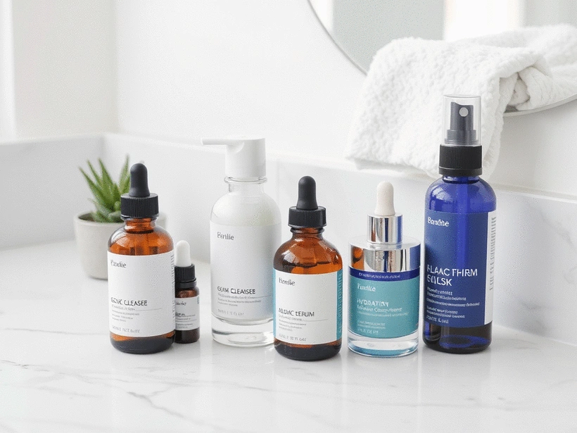 The Best Morning and Night Skincare Routine for Dry, Acne-Prone Skin (Step-by-Step Guide)